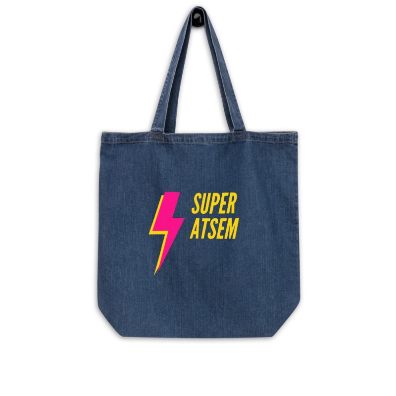 Tote bag en jean écologique Super atsem