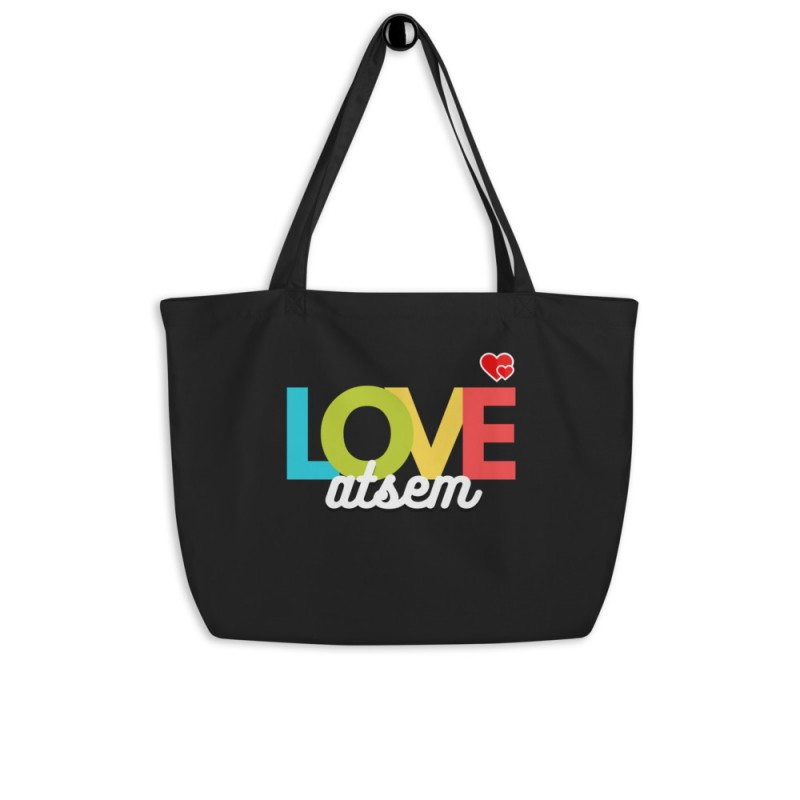 Grand tote bag Love Atsem